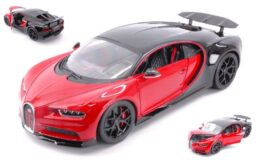 BUGATTI CHIRON SPORT RED / BLACK 1:18