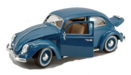 VW KAFER BEETLE 1955 BLUE 1:18 Burago