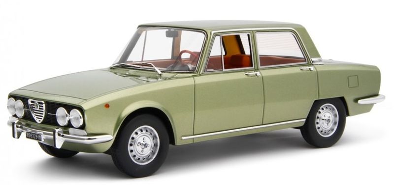 ALFA 2000 BERLINA 1971 MET.GREEN 1:18 Laudo Racing