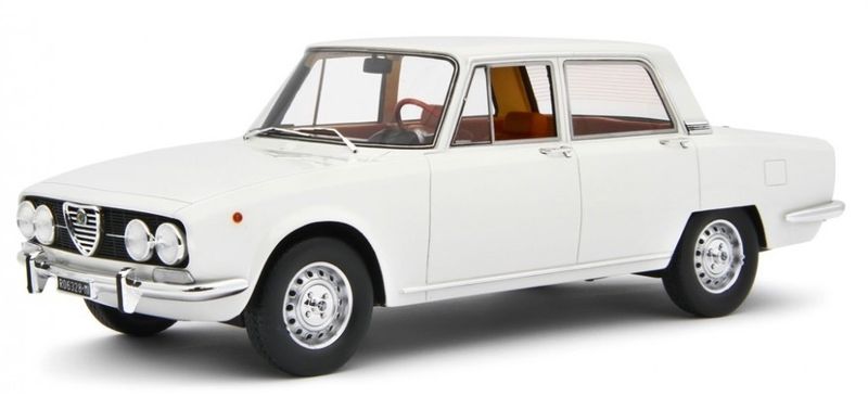 ALFA 2000 BERLINA 1971 WHITE 1:18 Laudo Racing