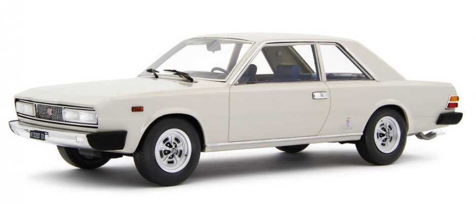 FIAT 130 COUPE 1971 IVORY 1:18 Laudo Racing