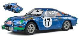 ALPINE A110 1600S N.17 RALLY MONTECARLO 1972 1:18