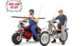 BUD SPENCER MOTOZODIACO TUAREG 223-2 & TERENCE HILL MOTO OSSA AE73 1:18