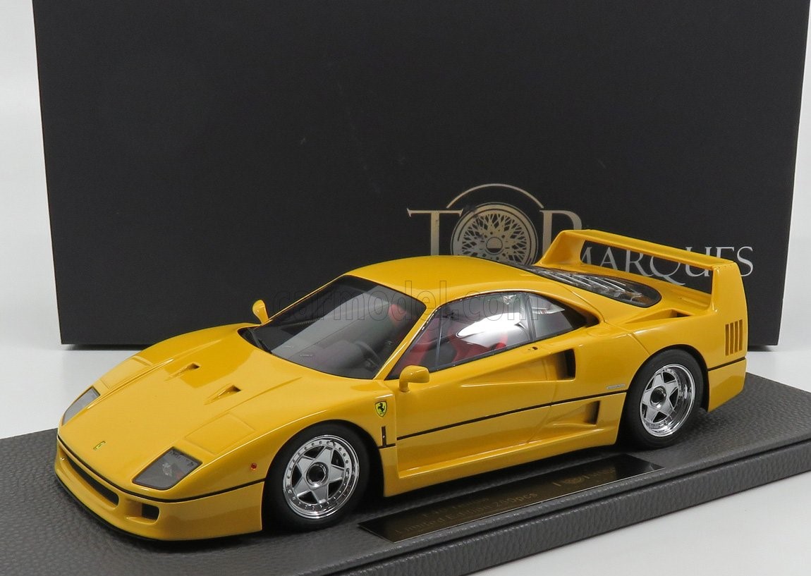 TOPMARQUES - 1/18 - FERRARI - F40 1987 - YELLOW